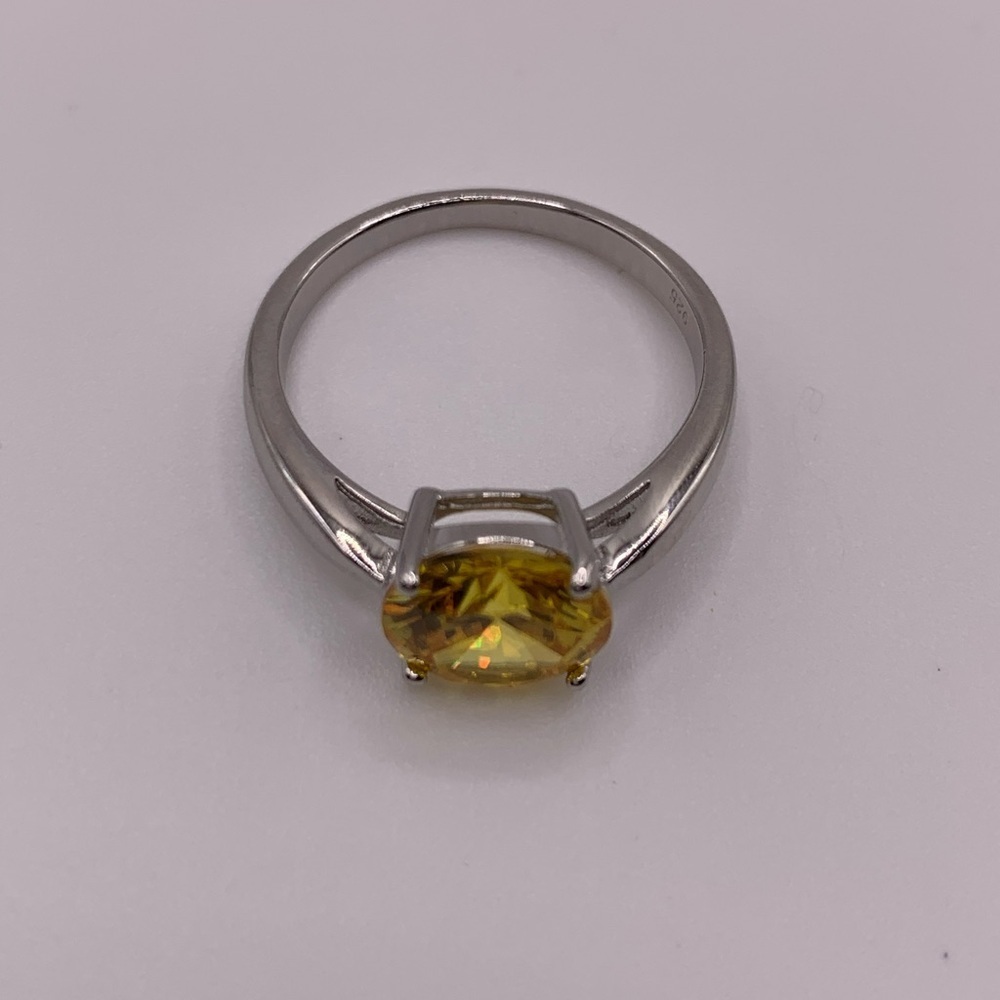 Sterling silver and  cz ring size 9.5 /052224-RG0010C - Picture 2 of 6